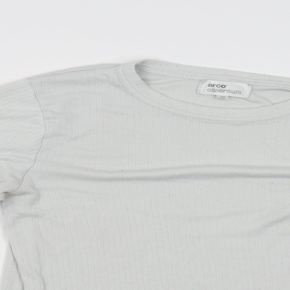 Arco Essentials Womens White   Basic Blouse Size M