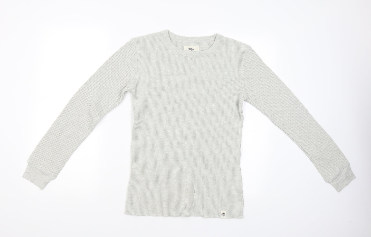 Cedar Wood State Mens White   Pullover Jumper Size S