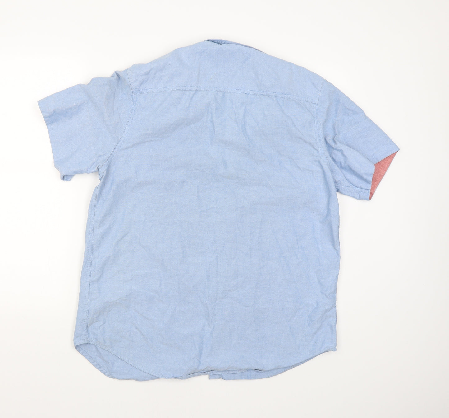 Topman Mens Blue    Button-Up Size L