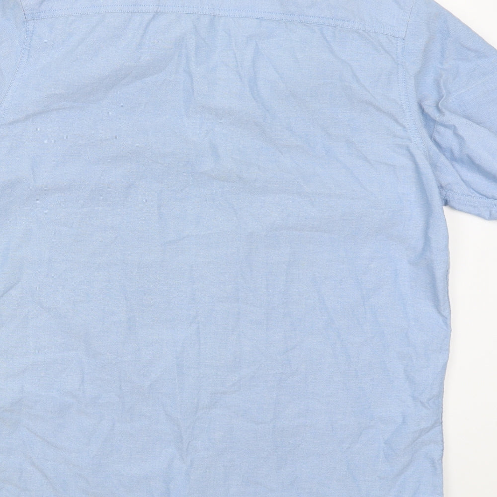 Topman Mens Blue    Button-Up Size L