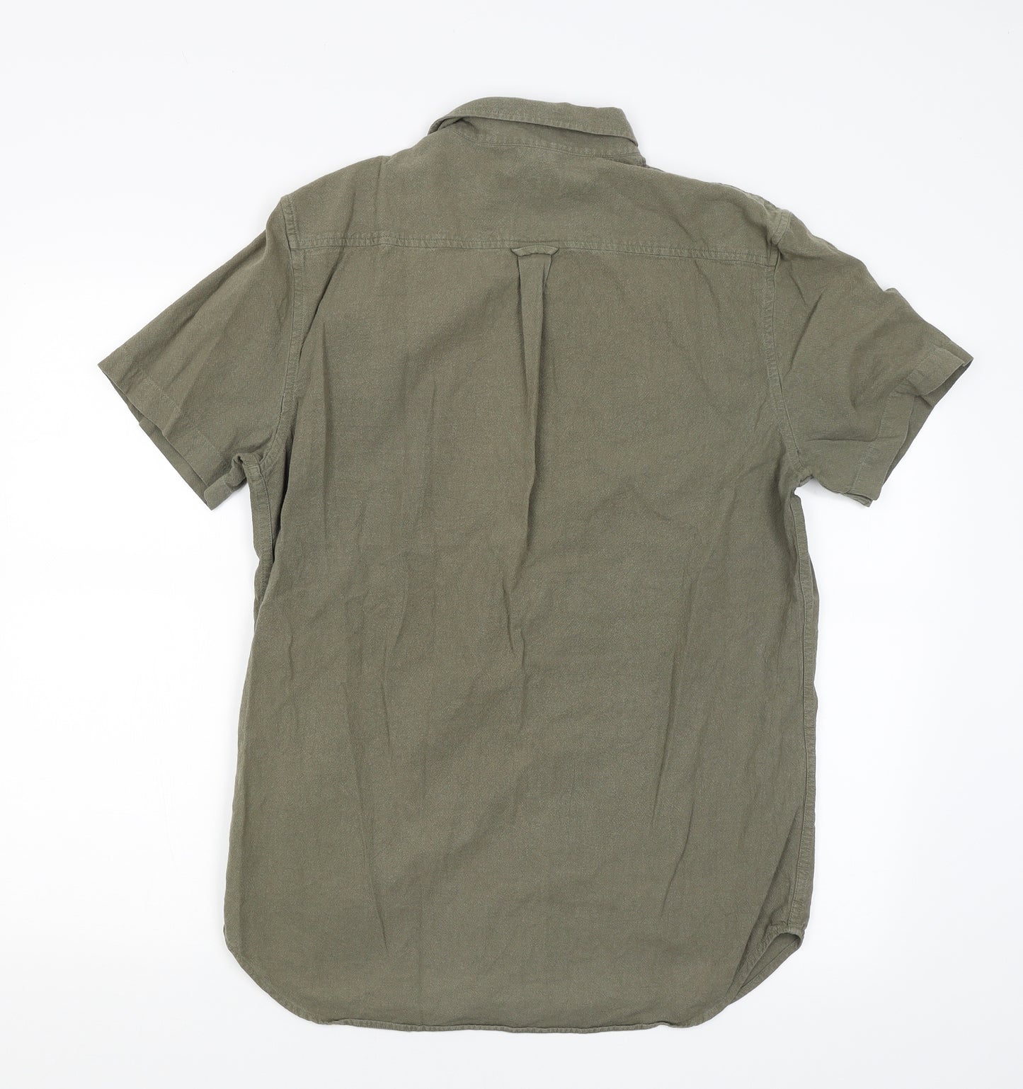 New Look Mens Green    Button-Up Size M