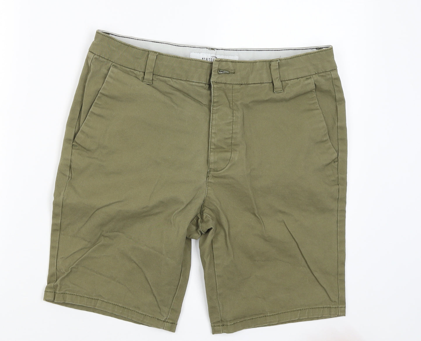 Topman Mens Green   Cargo Shorts Size 32