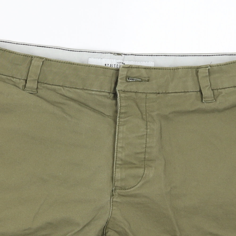 Topman Mens Green   Cargo Shorts Size 32
