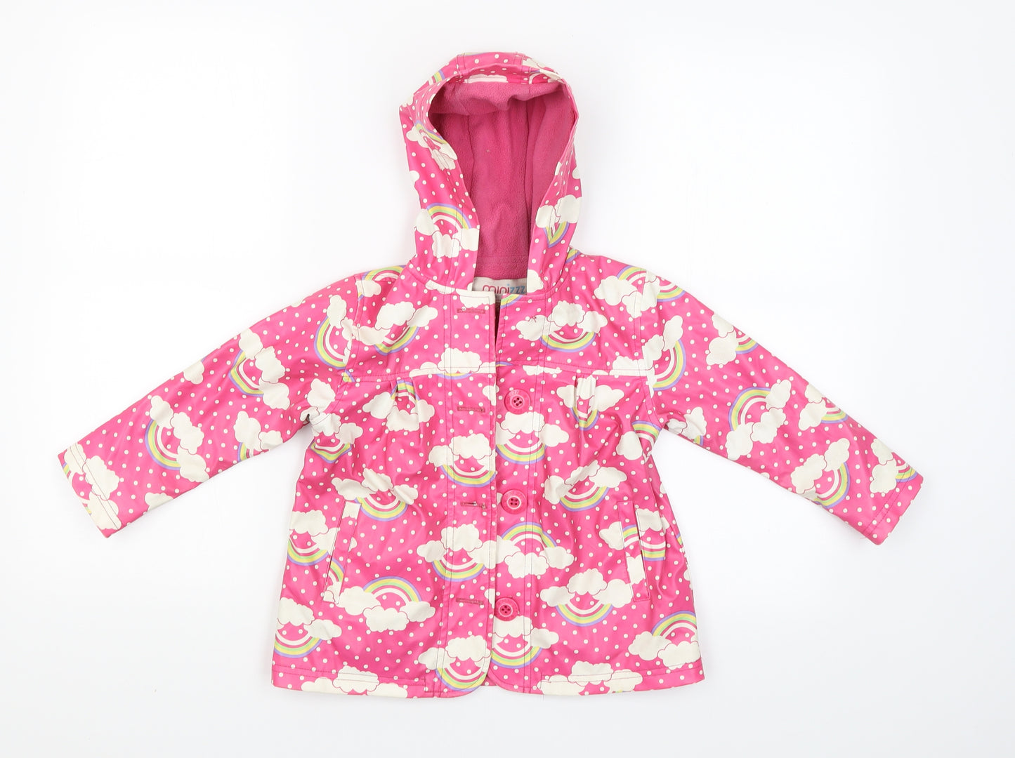 Minizzz Girls Pink   Jacket Coat Size 2 Years