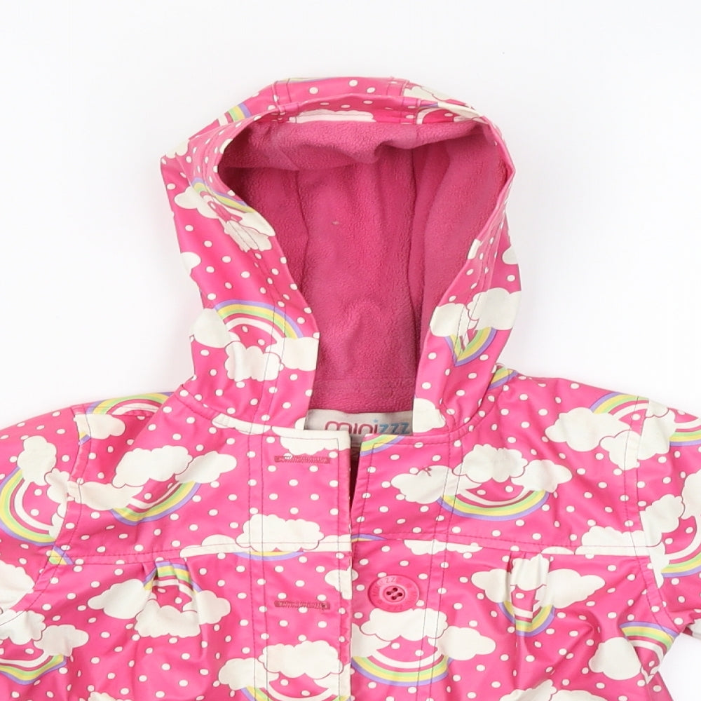 Minizzz Girls Pink   Jacket Coat Size 2 Years