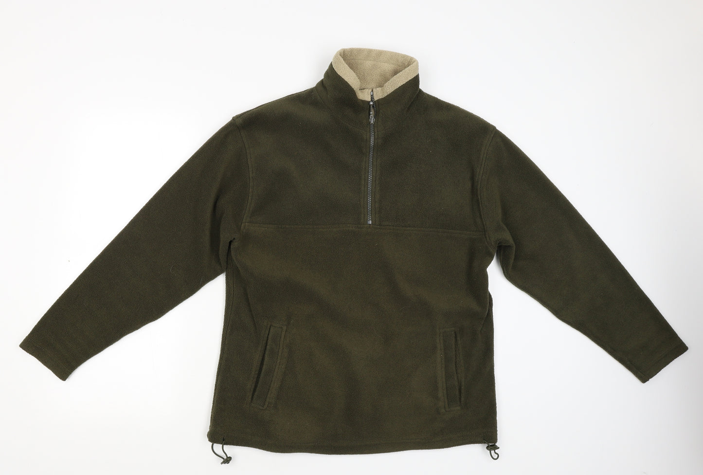 Authentic Clothing Company Mens Green   Pullover Hoodie Size M