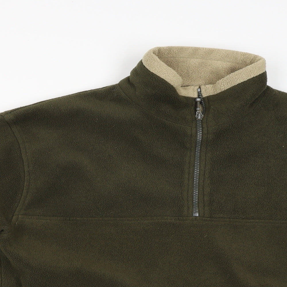 Authentic Clothing Company Mens Green   Pullover Hoodie Size M