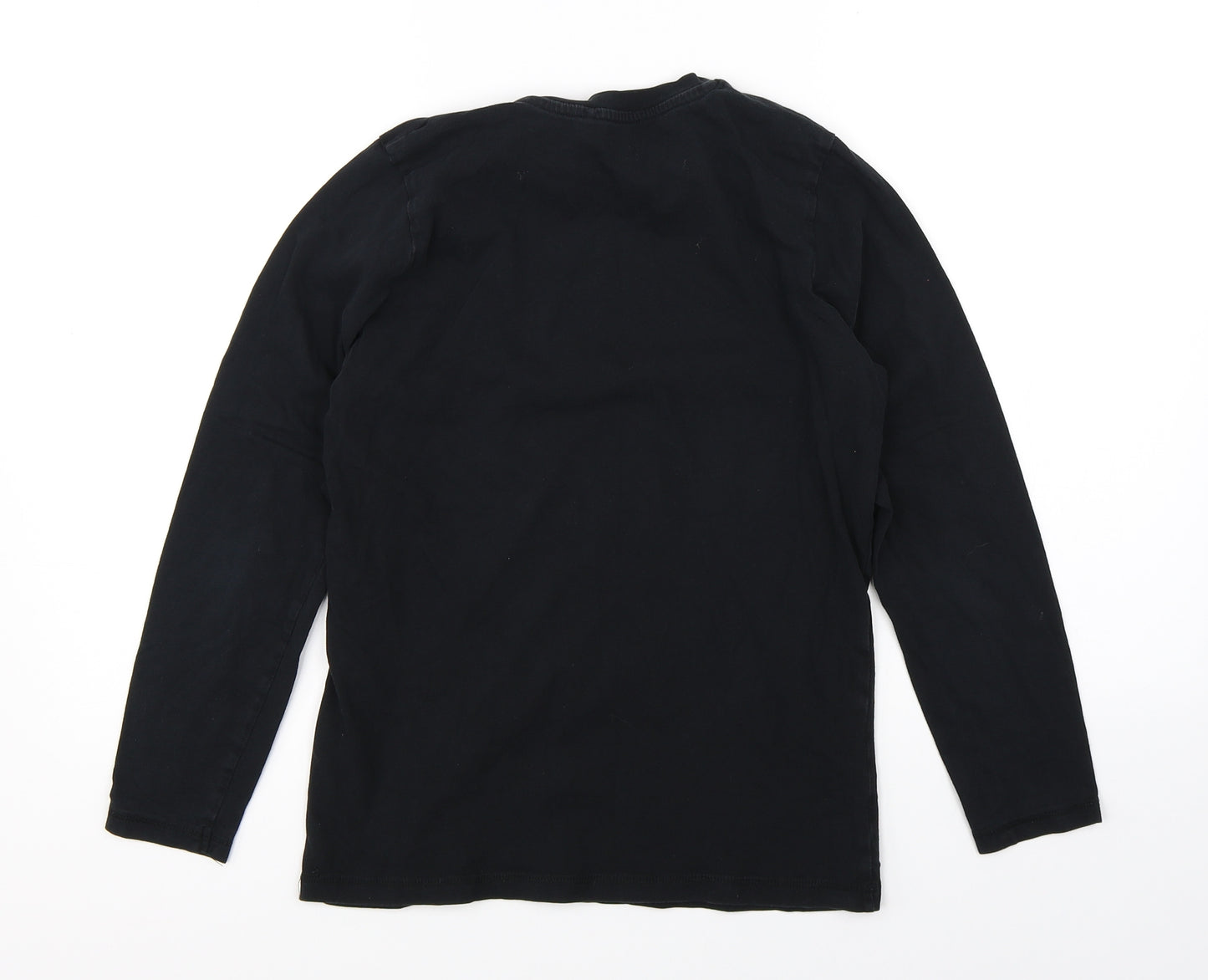 George Boys Black   Basic T-Shirt Size 12-13 Years  - christmas