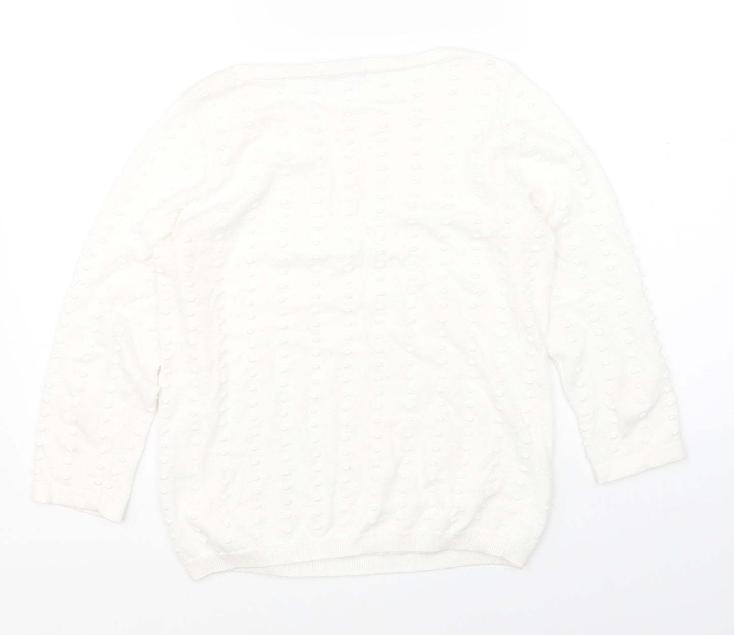 TU Womens White   Pullover Jumper Size 10
