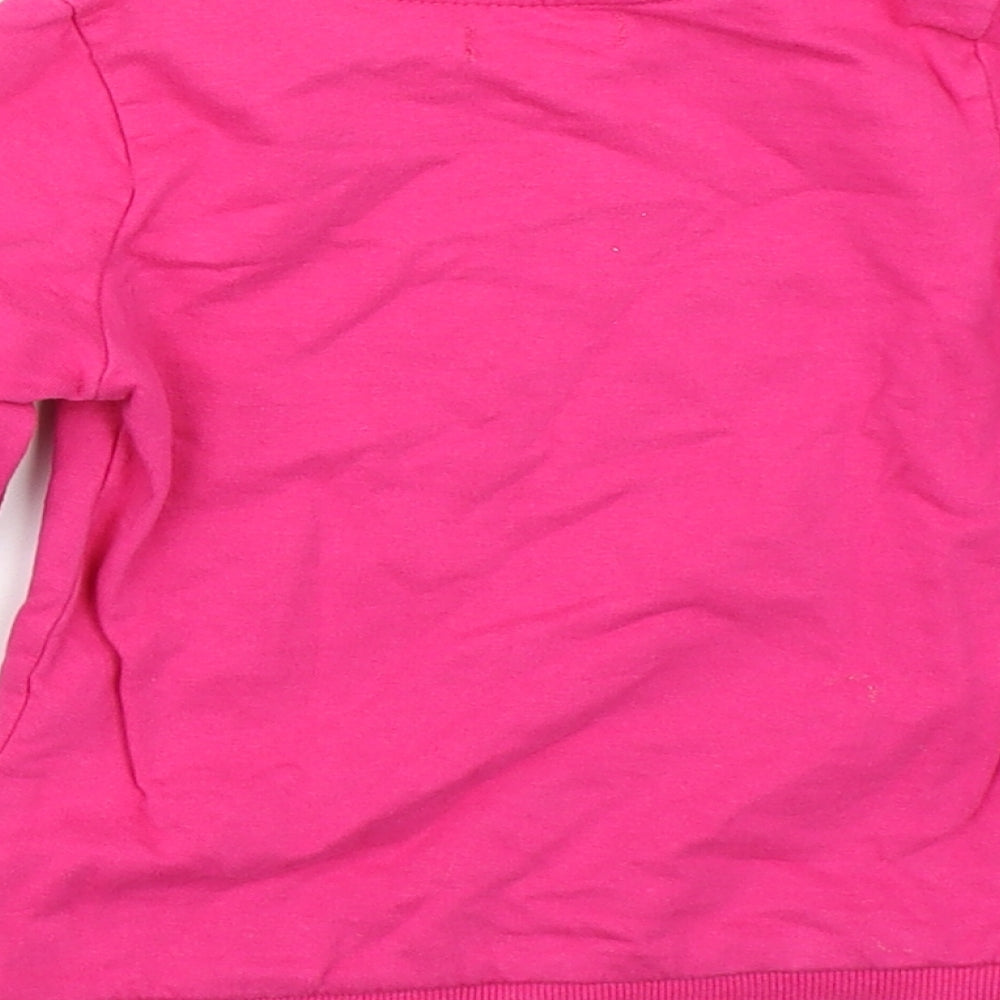 Pep & Co Girls Pink   Pullover Jumper Size 18-24 Months  - unicorns