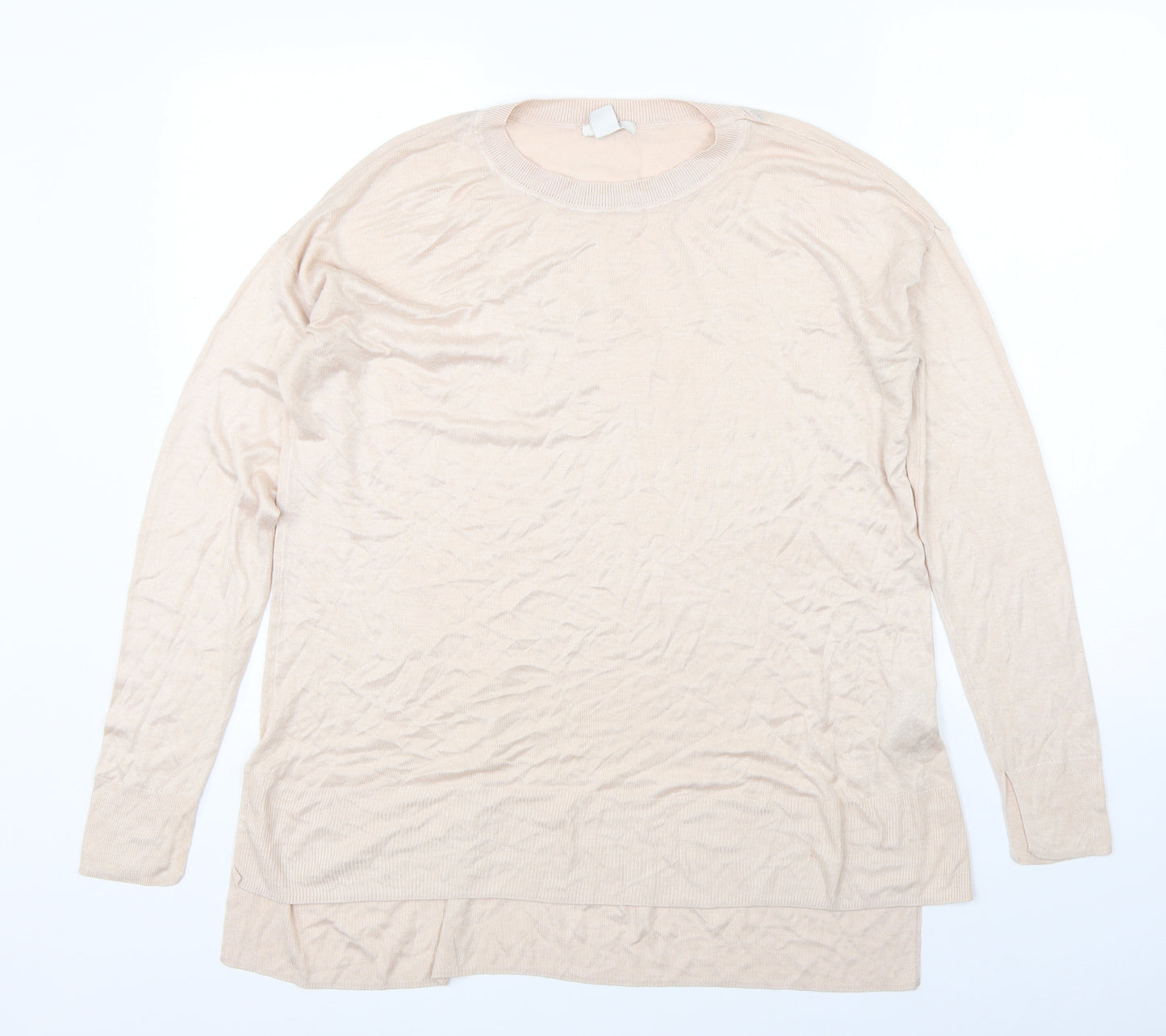 H&M Womens Pink   Pullover Jumper Size M