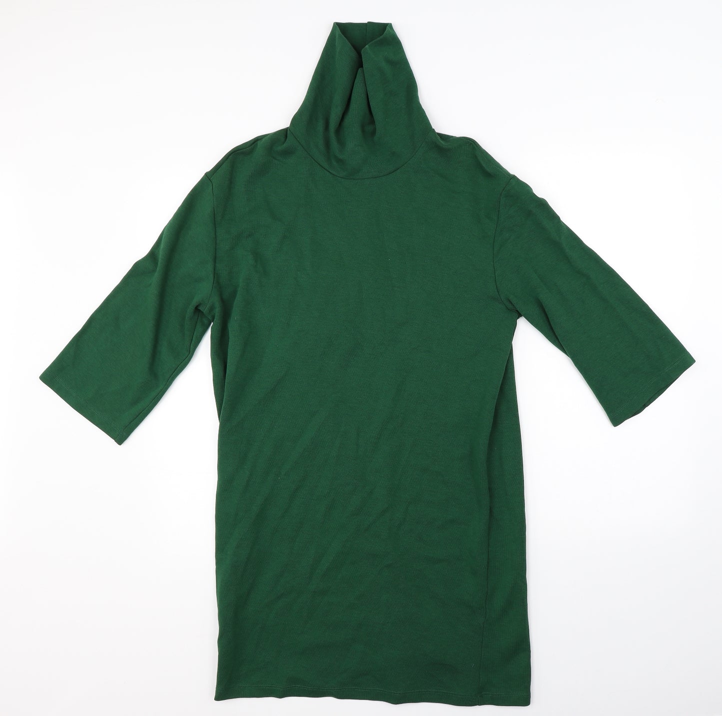 Zara Womens Green   T-Shirt Dress  Size S