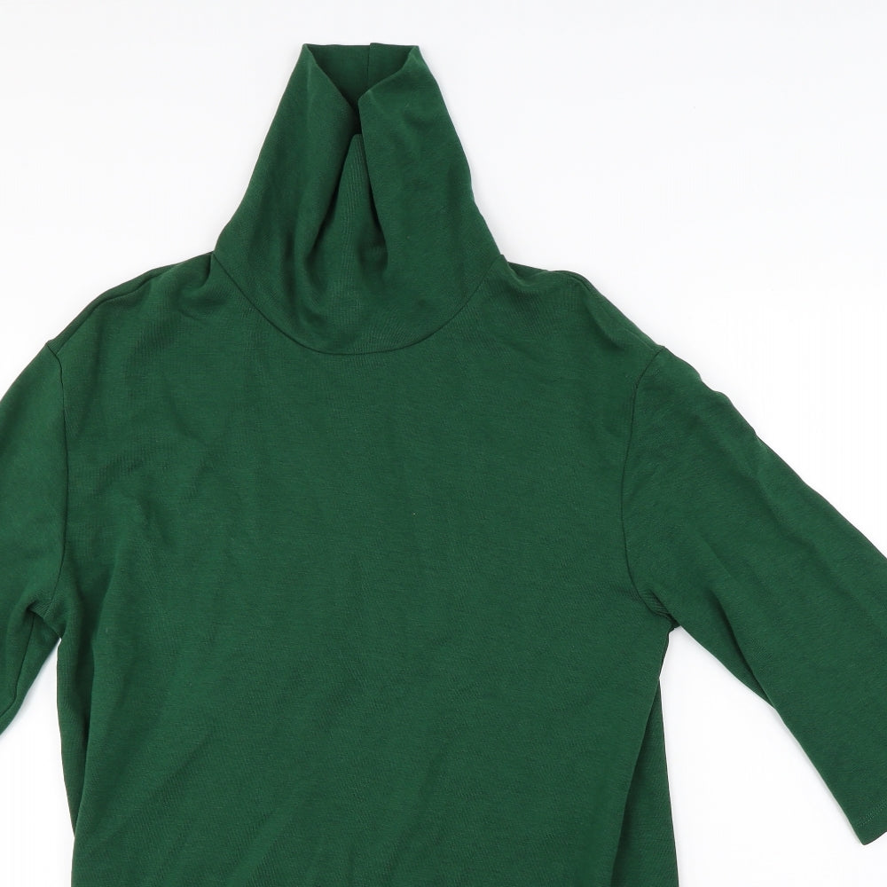 Zara Womens Green   T-Shirt Dress  Size S