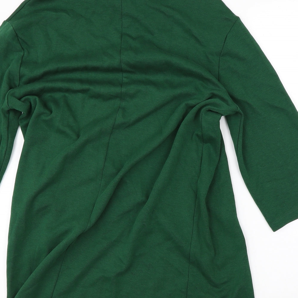 Zara Womens Green   T-Shirt Dress  Size S