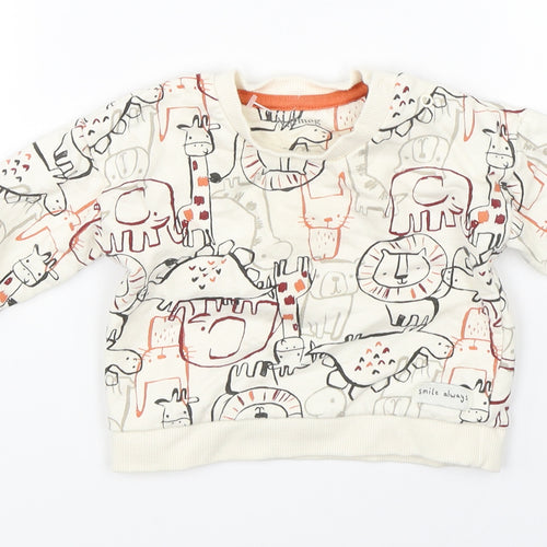 Nutmeg Baby Beige   Pullover Jumper Size 3-6 Months