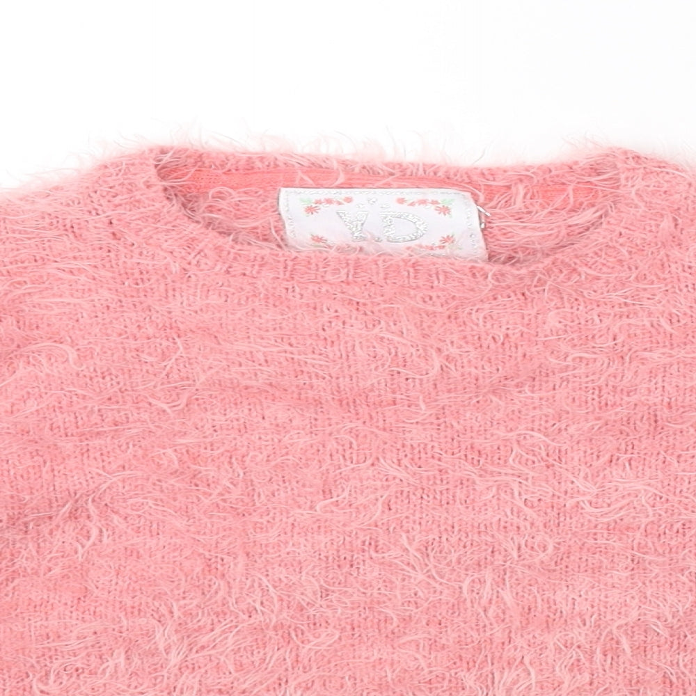 YD Girls Pink   Pullover Jumper Size 11-12 Years