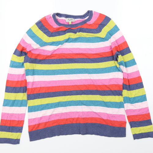 Heyton Womens Multicoloured Striped  Pullover Jumper Size 16