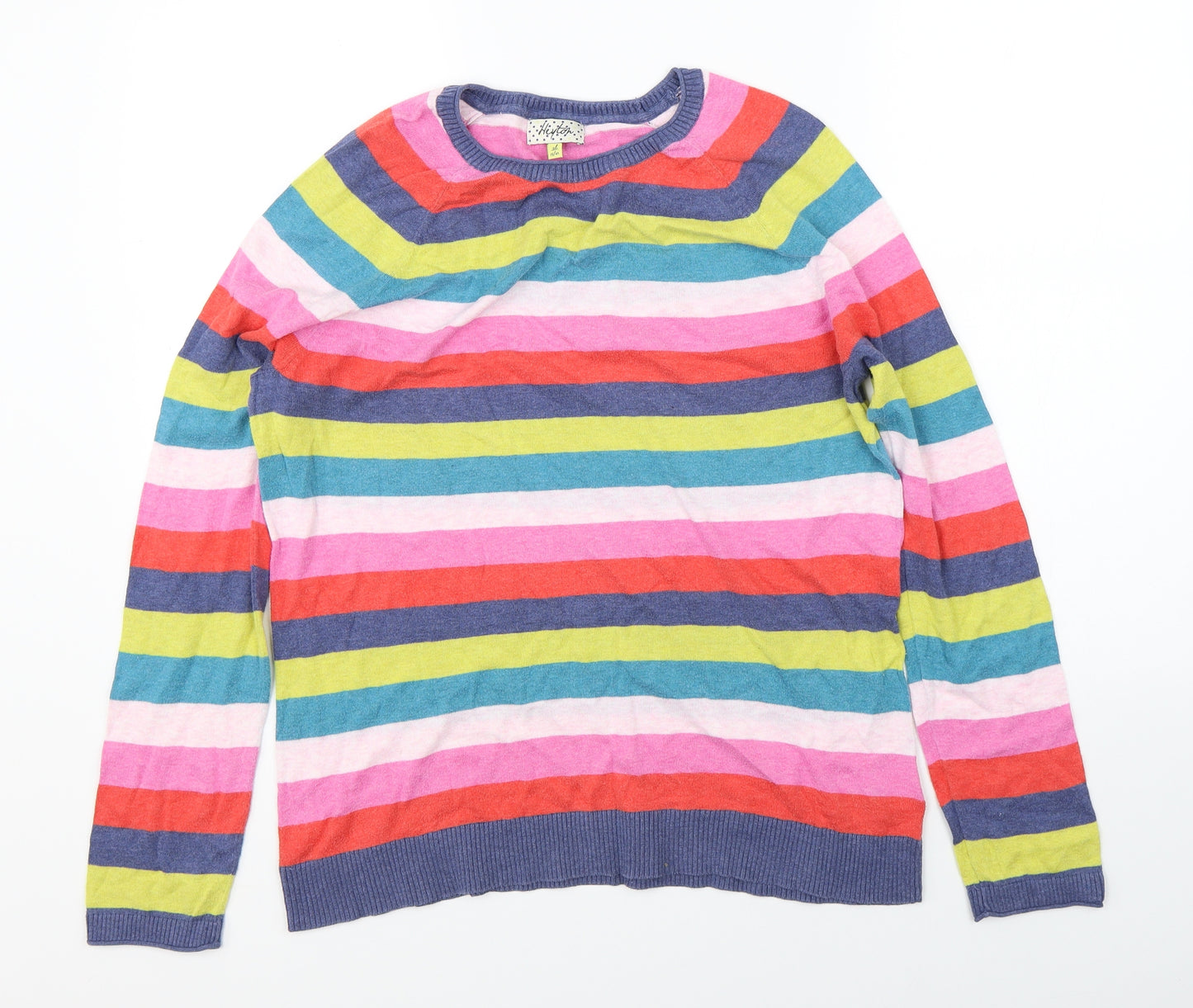 Heyton Womens Multicoloured Striped  Pullover Jumper Size 16