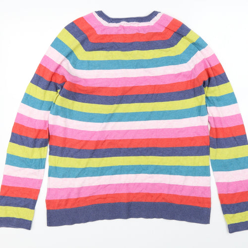 Heyton Womens Multicoloured Striped  Pullover Jumper Size 16