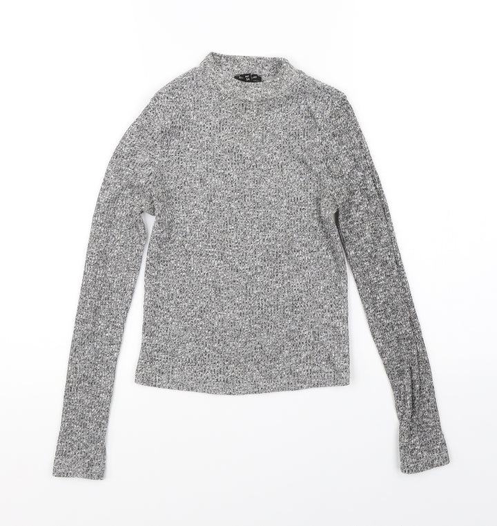 River Island Womens Grey   Pullover Jumper Size 8