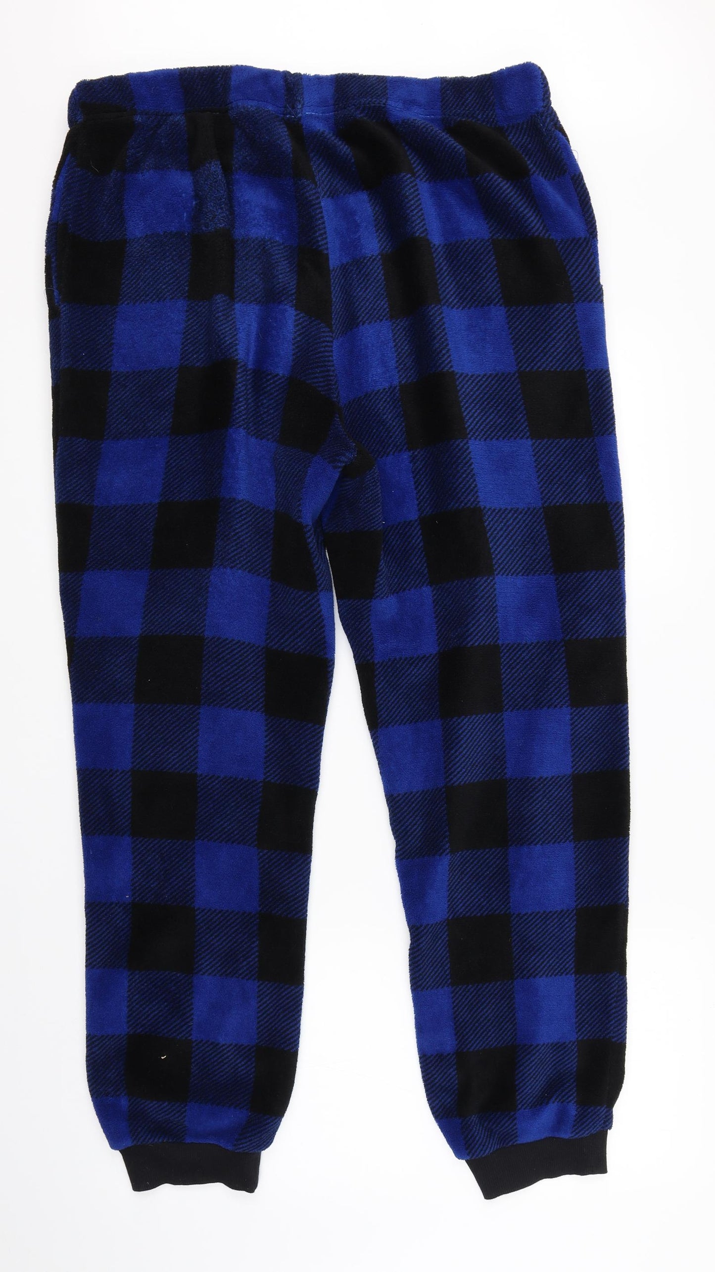 Primark Mens Blue Check   Pyjama Pants Size XL