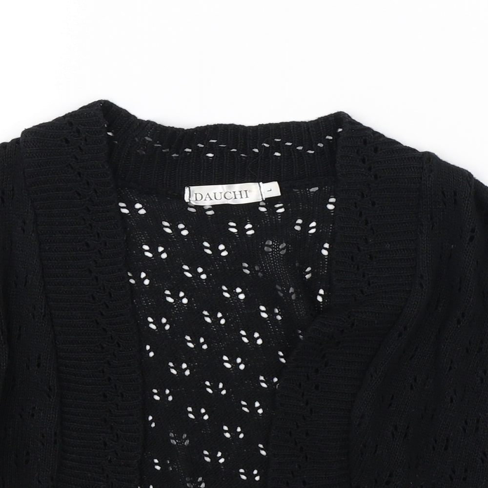 Dauchi Womens Black   Shrug Jumper Size L