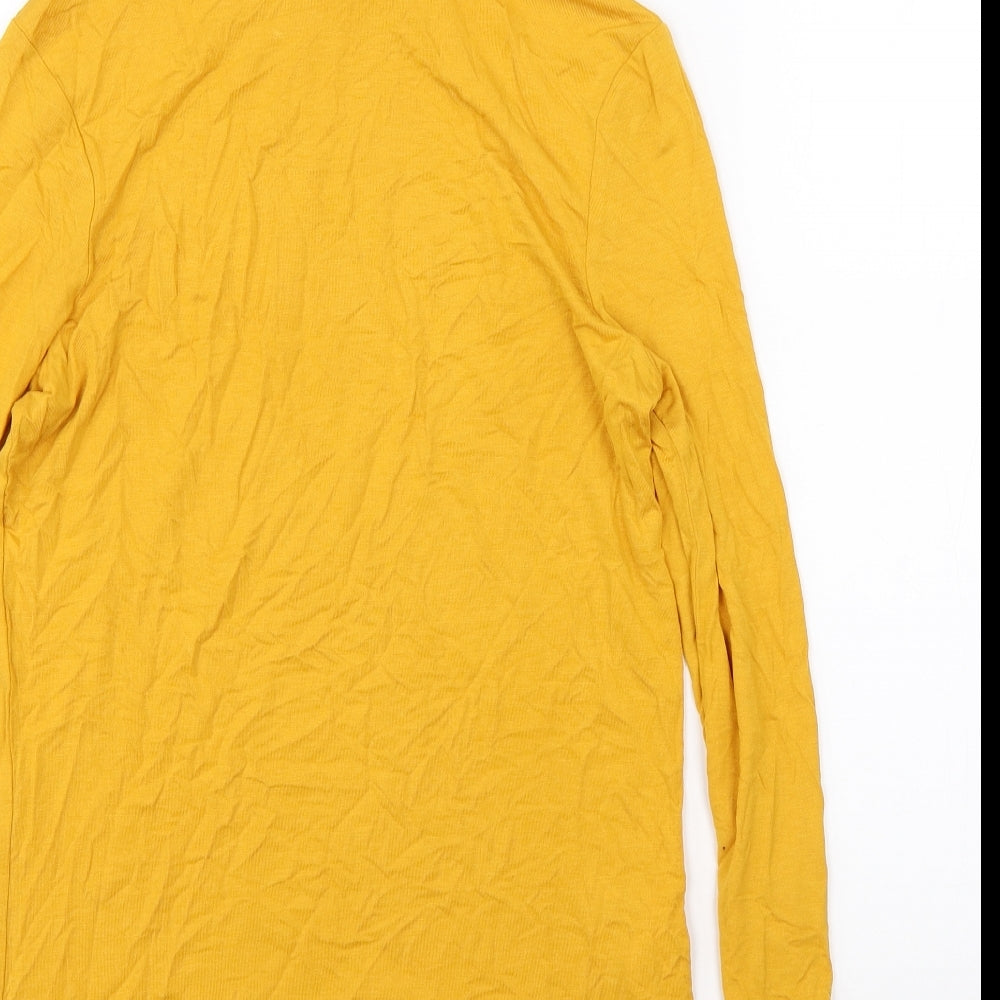 New Look Womens Yellow   Basic T-Shirt Size 14