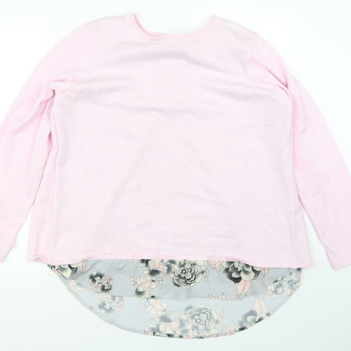 Bonmarché Womens Pink   Pullover Jumper Size M