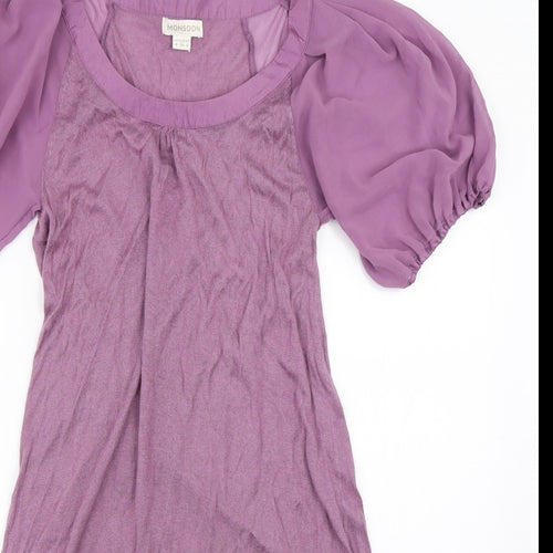 Monsoon Womens Purple   Shift  Size 8