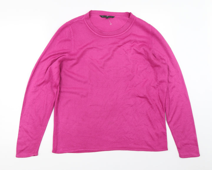 Bonmarché Womens Pink   Pullover Jumper Size 14