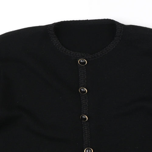 Marks & Spencer Womens Black   Cardigan Jumper Size 14