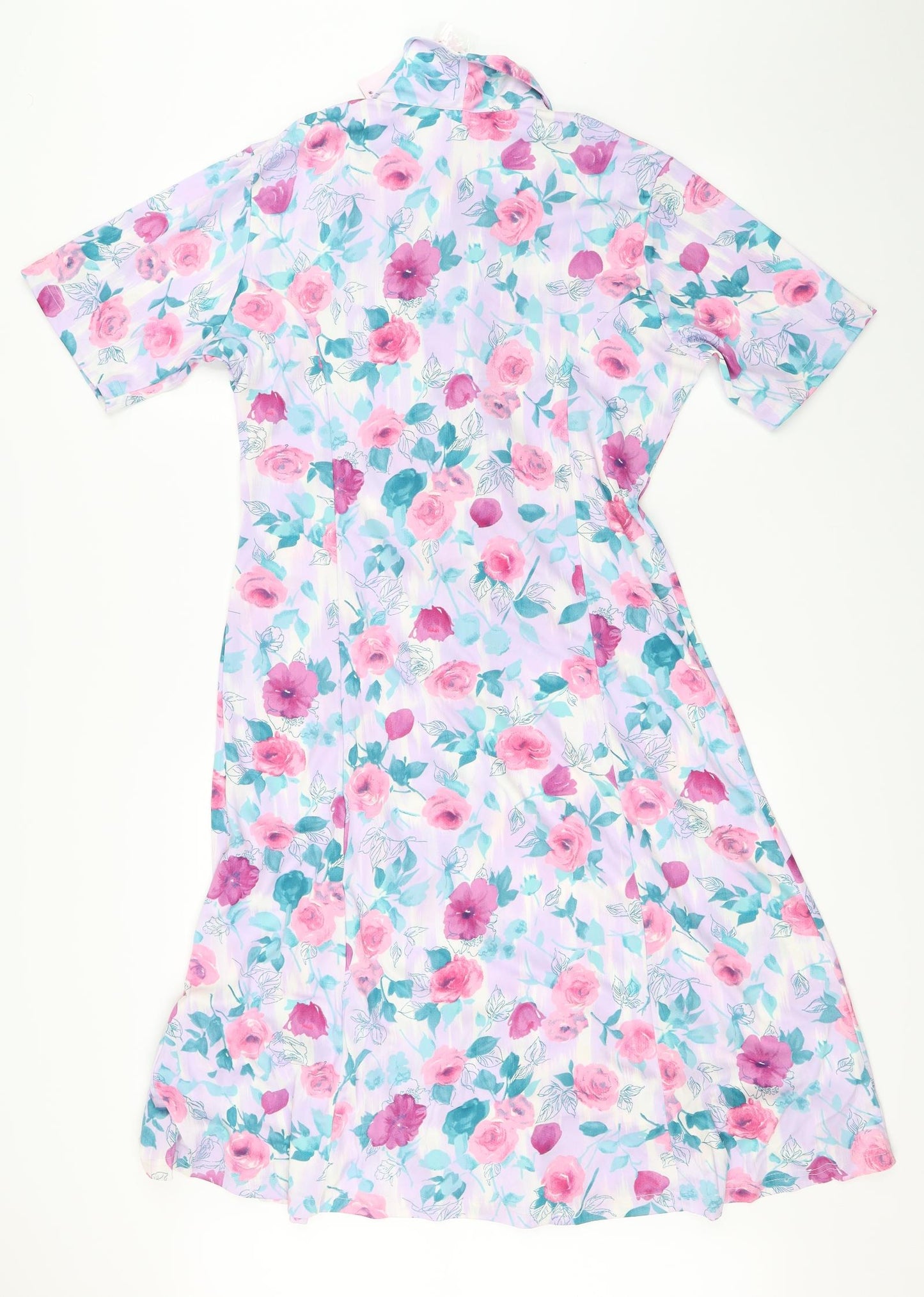 Emily Rose Womens Purple Floral   Dress Size 14