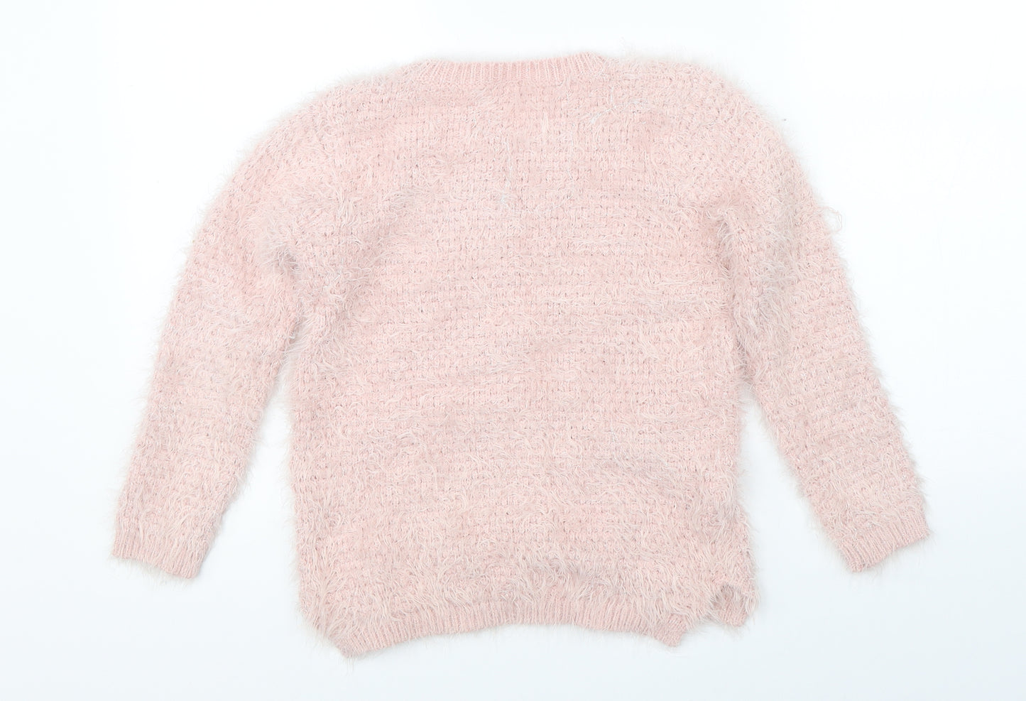 I Love Girls Wear Girls Pink   Pullover Jumper Size 7-8 Years