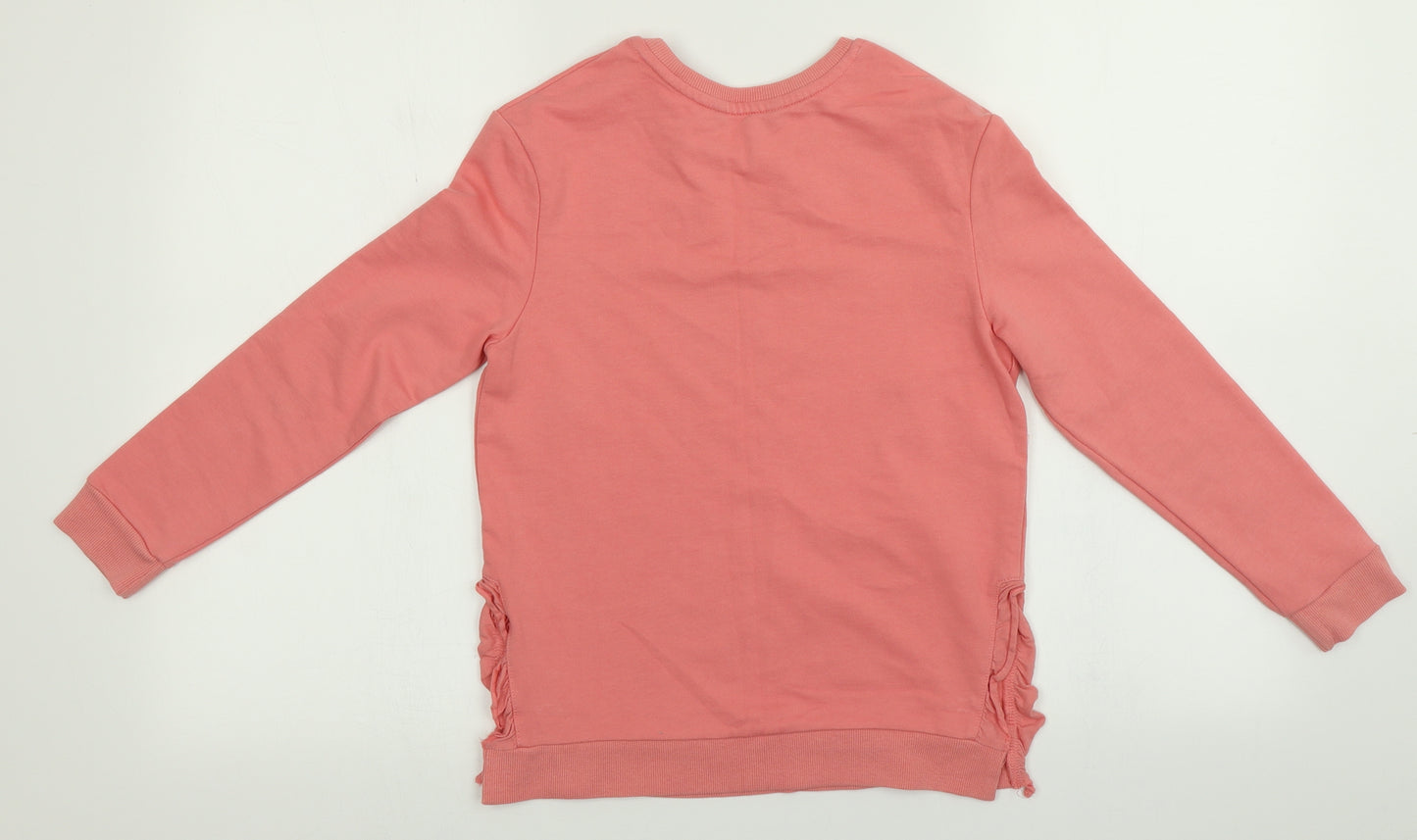 George Girls Pink   Pullover Sweatshirt Size 10-11 Years