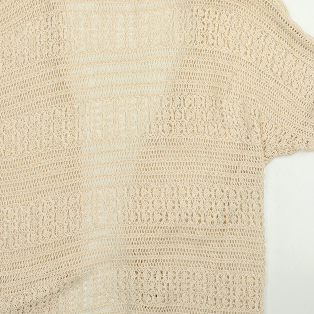 Peacocks Womens Beige   Shrug Jumper Size 18