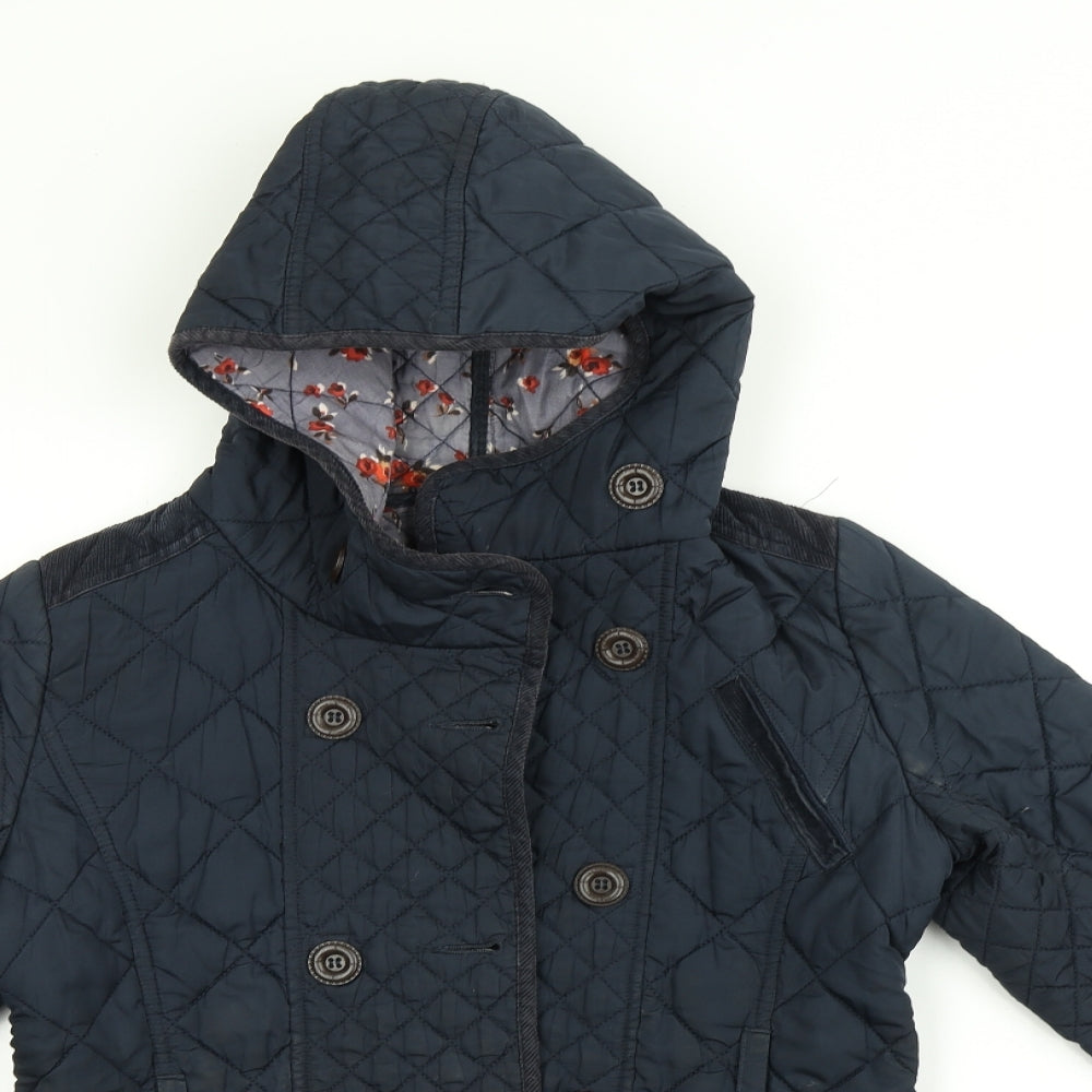 NEXT Girls Blue   Quilted Coat Size 11-12 Years