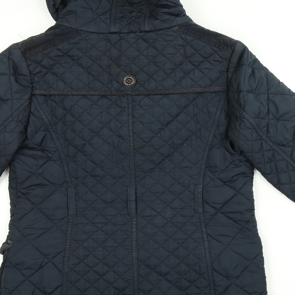 NEXT Girls Blue   Quilted Coat Size 11-12 Years