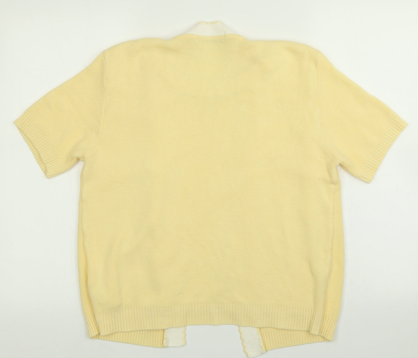 Pure & Natural Womens Yellow   Pullover Jumper Size 2