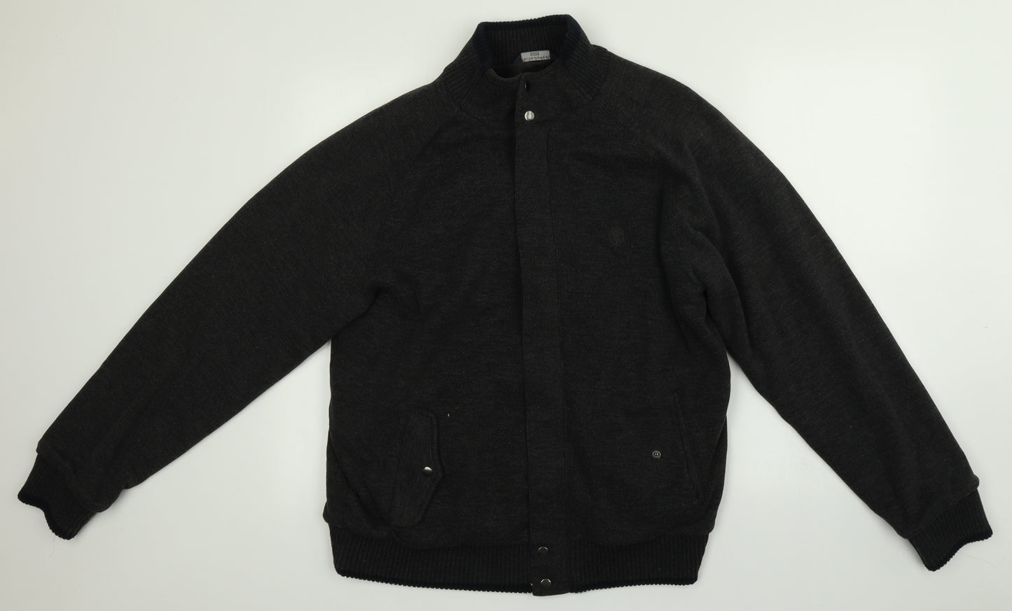 M&S Mens Grey   Full Zip Sweatshirt Size L