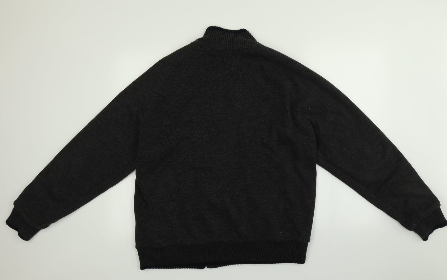 M&S Mens Grey   Full Zip Sweatshirt Size L