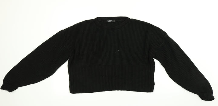 Nasty Gal Womens Black   Pullover Jumper Size S