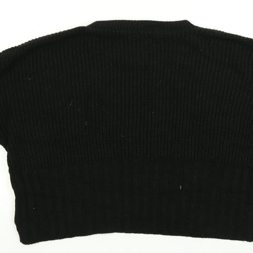 Nasty Gal Womens Black   Pullover Jumper Size S