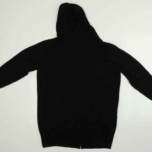 Preworn Womens Black   Full Zip Hoodie Size 16