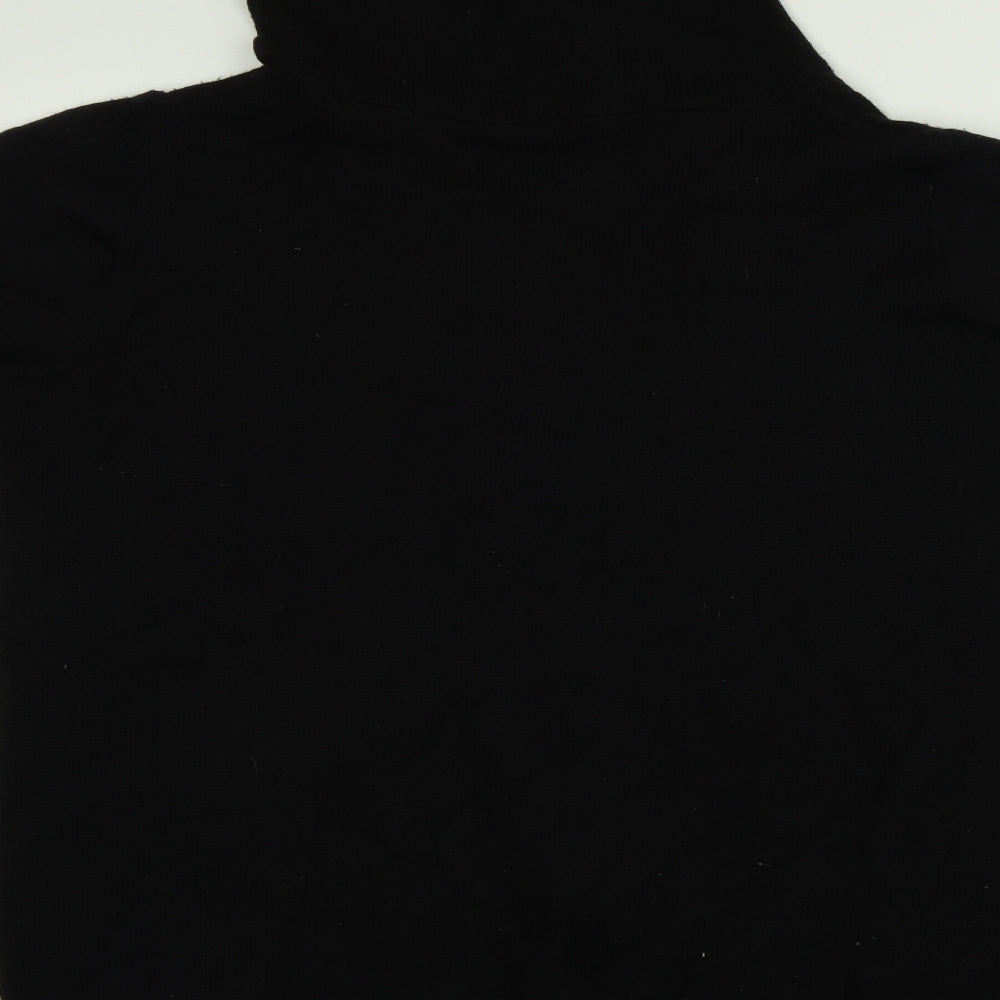 Preworn Womens Black   Full Zip Hoodie Size 16