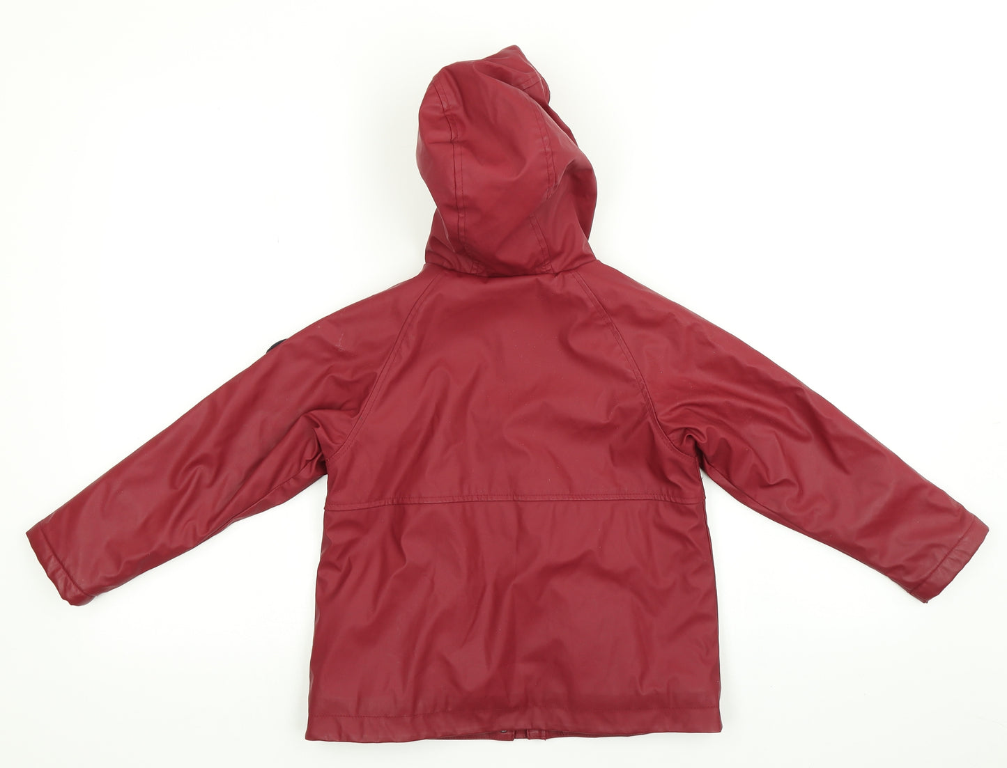 voile bleue Boys Red   Rain Coat Coat Size 6 Years
