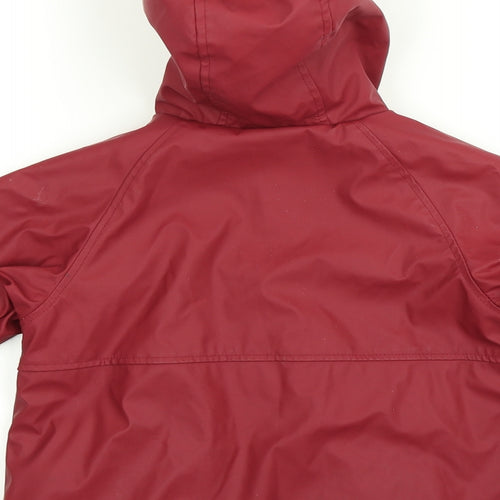 voile bleue Boys Red   Rain Coat Coat Size 6 Years