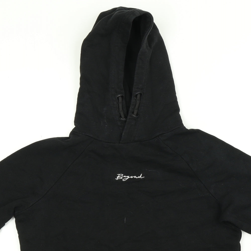 George Boys Black   Pullover Hoodie Size 9-10 Years