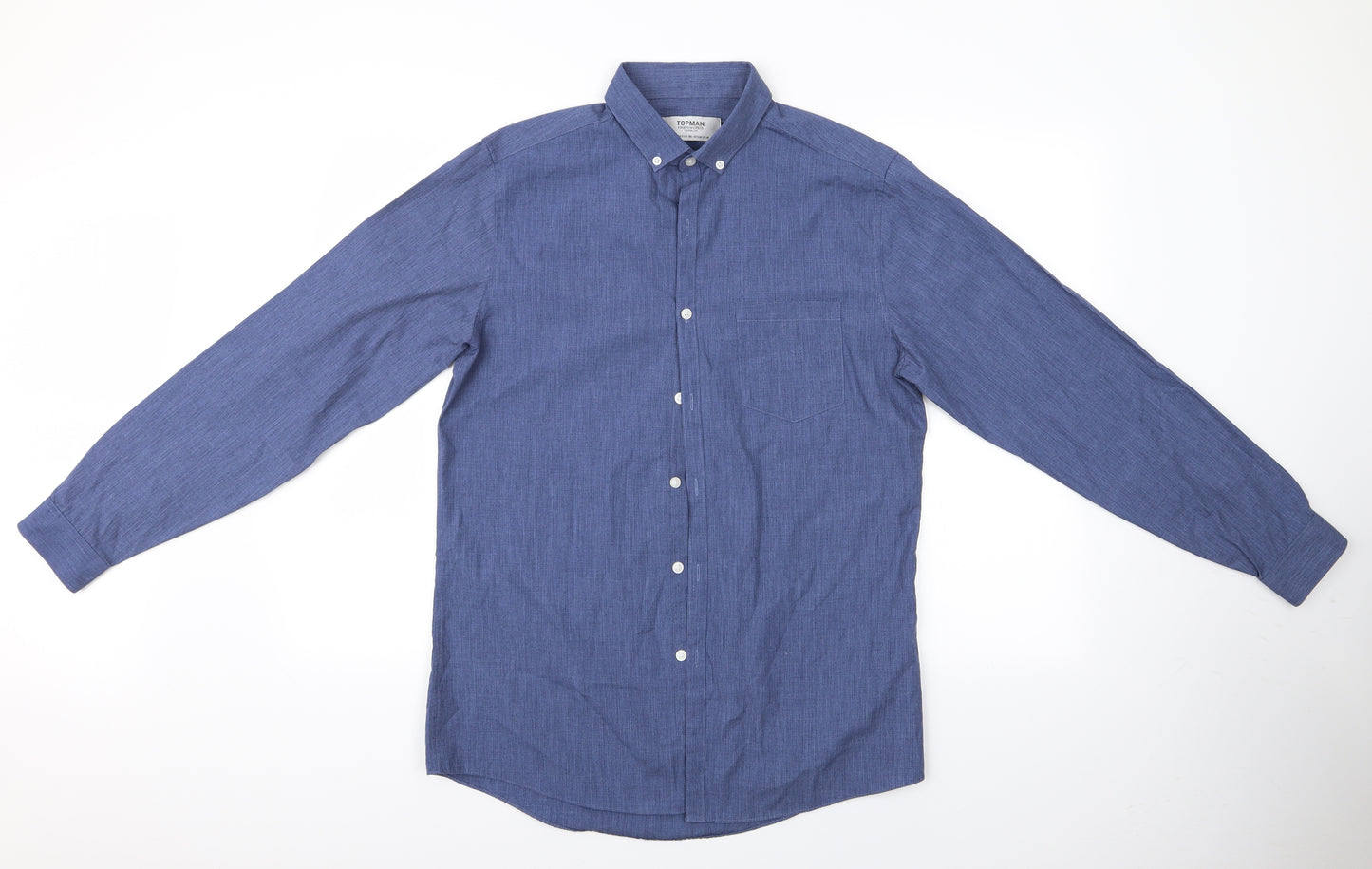 Topman Mens Blue    Button-Up Size M  - Casual Shirt