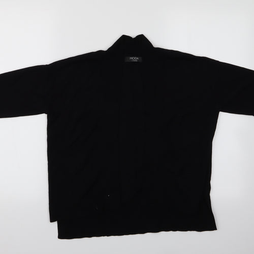 Moda Womens Black   Cardigan Jumper Size 14