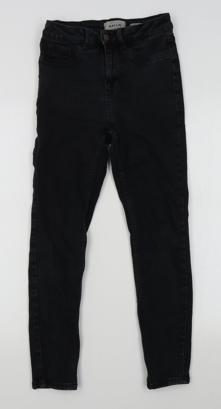 New Look Womens Black Skinny Jeans Size 10 L25 in